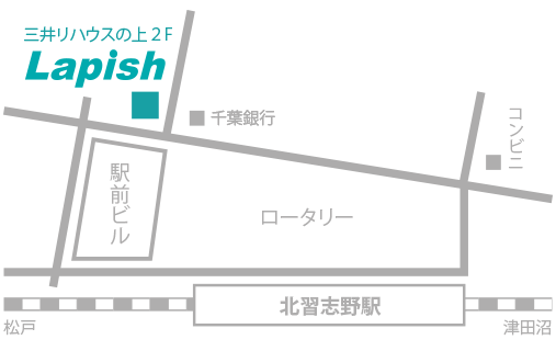 ラピッシュ北習志野店 北習志野店：地図